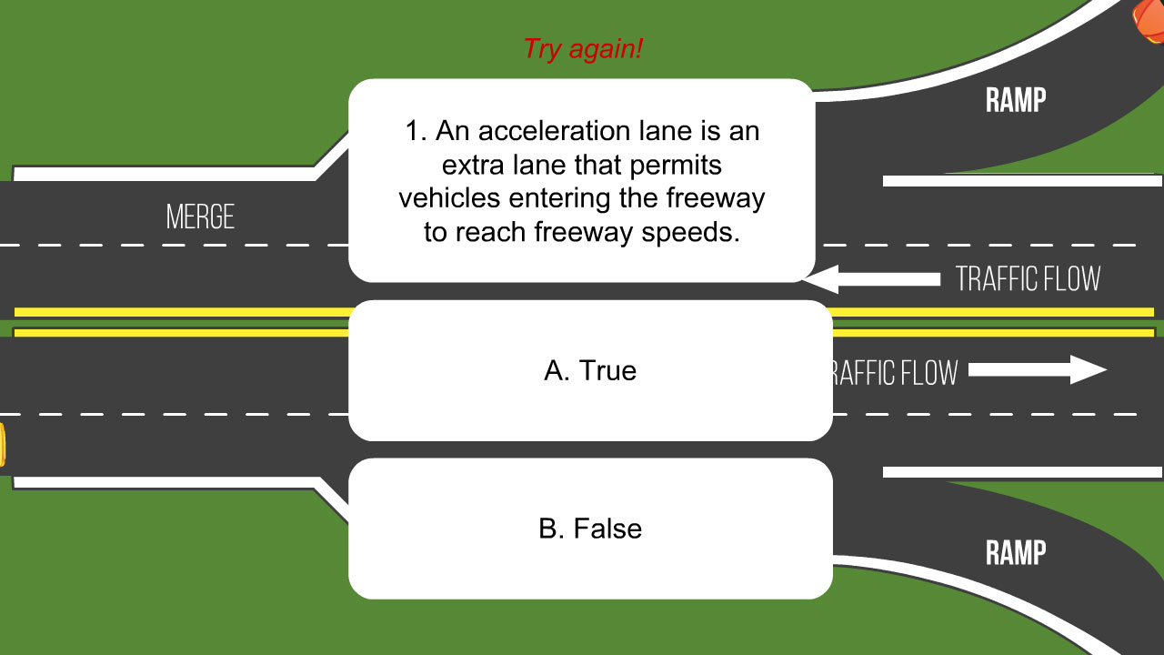 Highway Merging Interactive Quiz